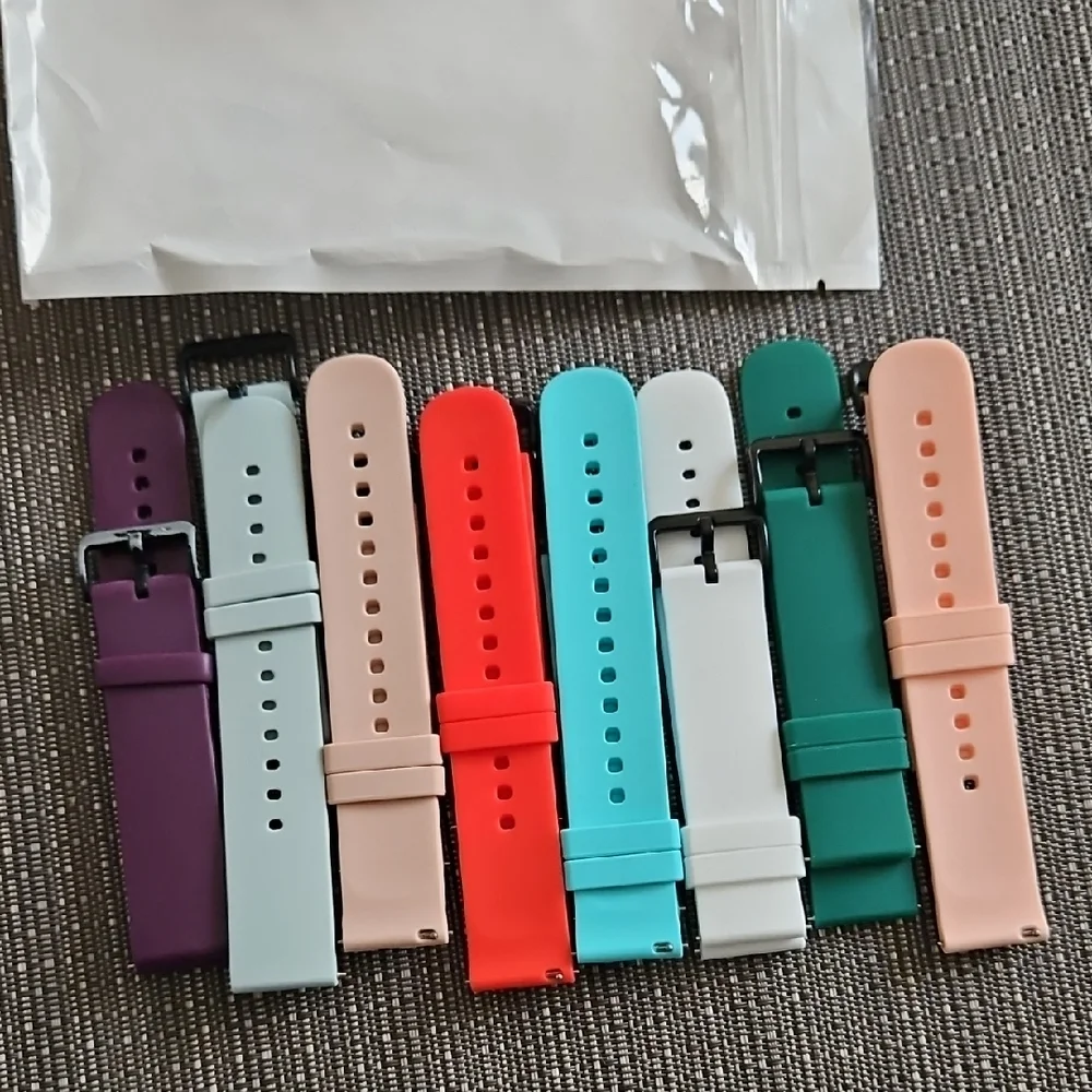 Colorful Silicone Watch Bands Set